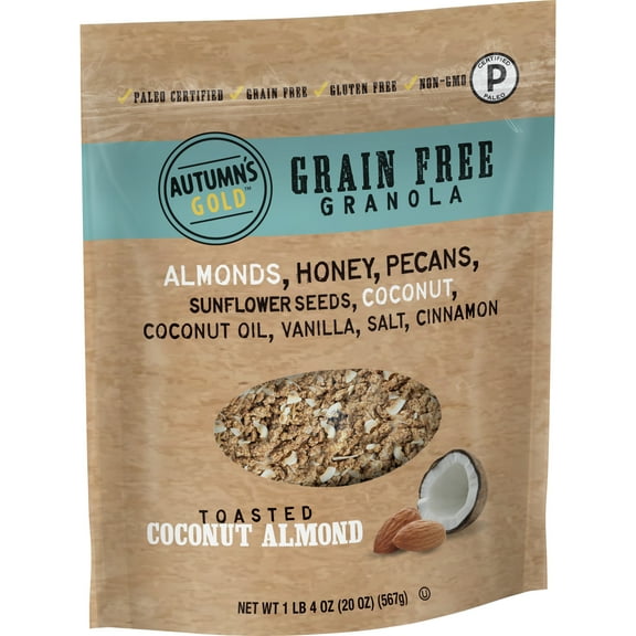 Autumn's Gold Grain Free Toasted Coconut Almond Granola, 20 oz