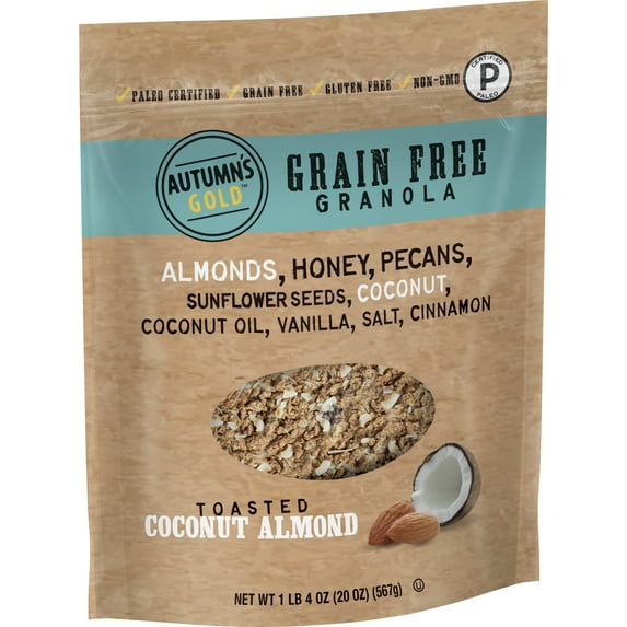 Autumn's Gold Grain Free Toasted Coconut Almond Granola, 20 oz
