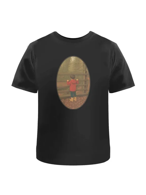 Autumnal Forest Boy' Unisex T-Shirt - 100% Cotton (S-XXL) (TA053468)