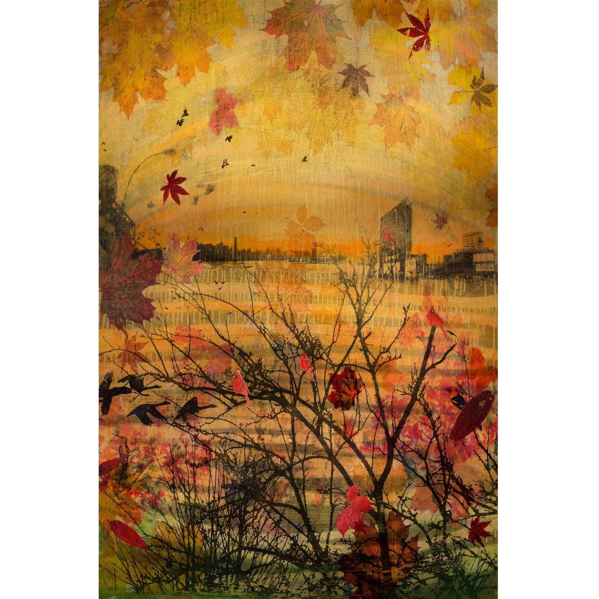 "Autumnal Tide" Painting Print on Wrapped Canvas