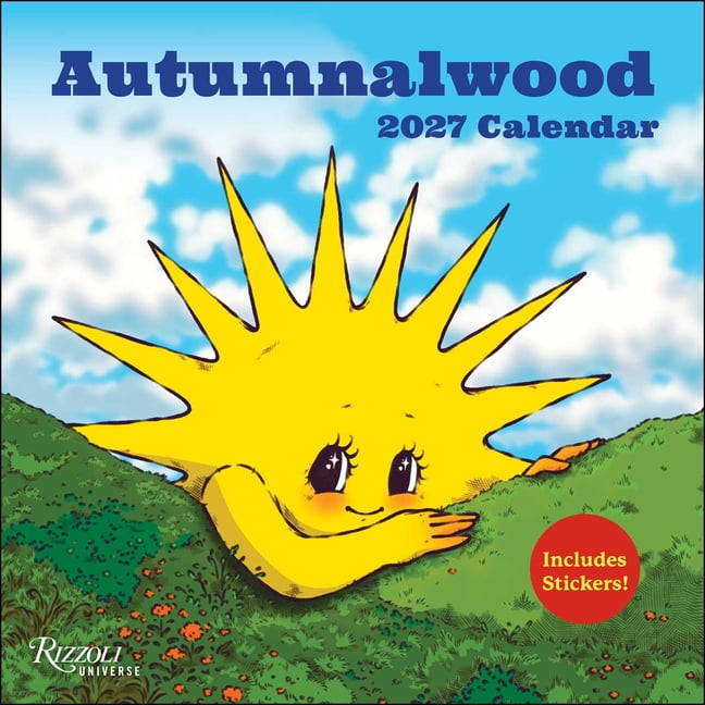 Autumnalwood 2027 Wall Calendar with Stickers, (Paperback)