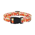 thumbnail image 1 of Autumns Pumpkin Maple Leaf Dog Collar with Safety Locking Buckle, Adjustable Nylon Pet Collars for Medium Dogs, 1 of 6