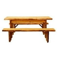 thumbnail image 1 of Autumnwood Table with 2 Wildwood Benches, 1 of 40