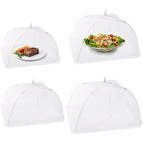 Mesh Pop-Up Umbrella Food Covers for Outdoor 4 Count