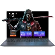 Auusda 16" Business Laptop, Windows 11 Pro Computer, AMD Ryzen 7430U , 32GB RAM 1TB SSD, Backlit Keyboard, Fingerprint Unlock