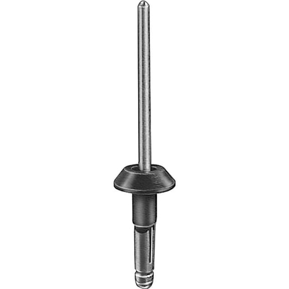 Auveco AVCAP19376 0.15 in. Dia. Pak Aluminum Rivet