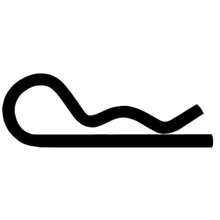Auveco # 10398 Hairpin Cotter 1/4"- .243 Wire - Zinc. Qty 10.