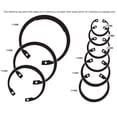 thumbnail image 1 of Auveco # 11491 40mm Internal Retaining Rings DIN 1300 - Phosphate/Oil. Qty 25., 1 of 3