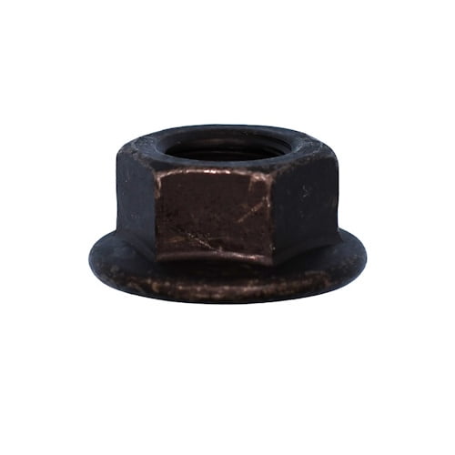 Auveco 11645 10mm-1.5 Hex Flange Nut, 21mm O.D., Class 9 Phosphate, 25 ...