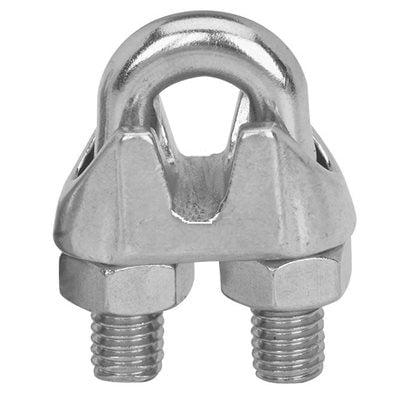 Auveco # 12173 Nipper Wire Rope Clip 5/16" Diameter - Galvanized. Qty 6.