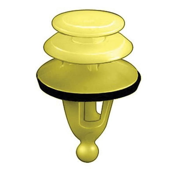 Auveco AVCAP18930 13 mm Top x 18 mm Bottom Head & 9 mm Dia. x 18 mm Stem Triple Head Trim Panel Retainer