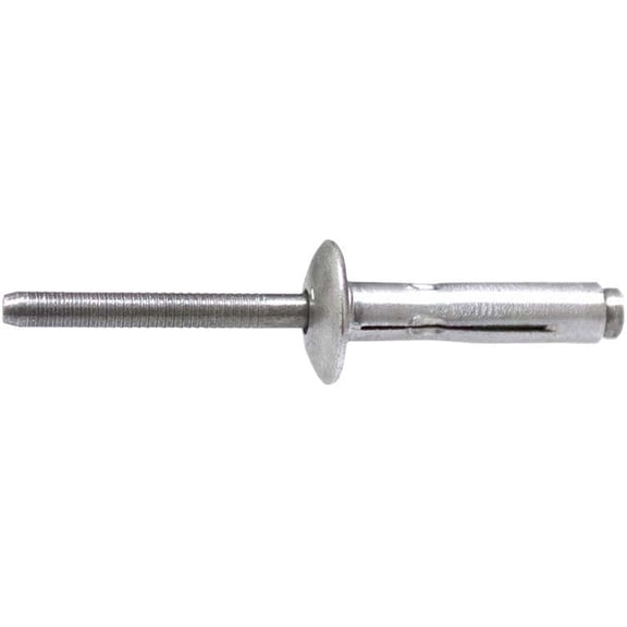 Auveco # 13770 Klamp Tite Rivet 1/4" Diameter 3/16"-3/8" Range. Qty 25.