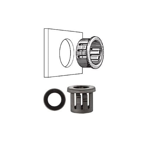 Auveco # 16088 Insulating Bushing Black 1/2" Hole Diameter Qty 50.
