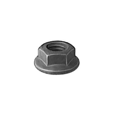 Auveco # 16269 Hex Flange Nut M8-1.25 17mm Outside Diameter 13mm Hex. Qty 50.