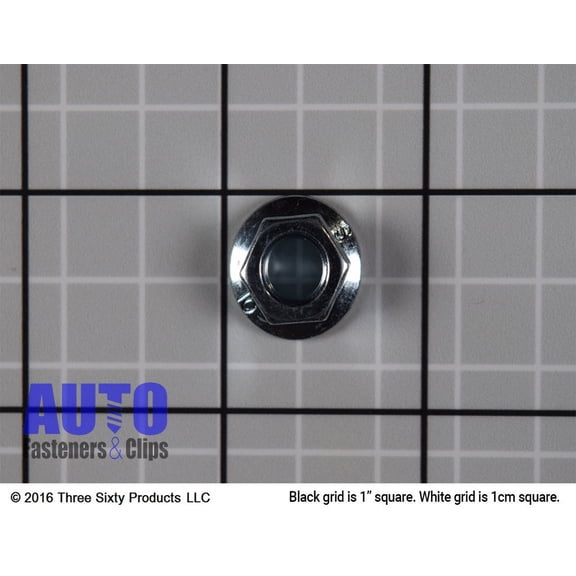 Auveco # 16830 Spin Lock Nut With Serration M8-1.25 17mm Outside Diameter Qty 50