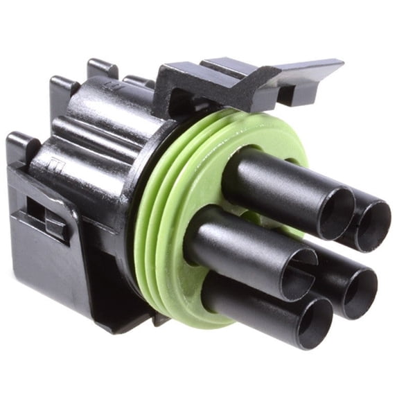 Auveco # 18149 Weather Pack Terminal Shell 5 Way Round Male. Qty 2.