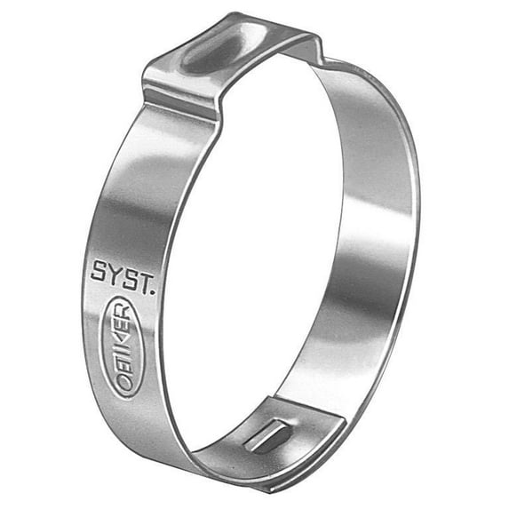 Auveco # 18445 Crimp-Type Hose Clamp 3/4". Qty 25.