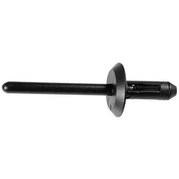 Auveco # 18502 Nylon Rivet 1/4" Diameter 5/32" 1/4" Grip. Qty 25.