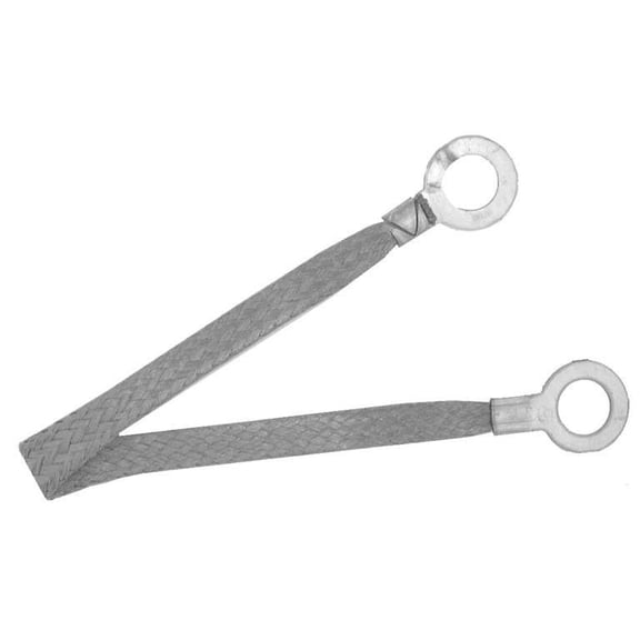 Auveco # 19499 Engine Ground And Bonding Strap 10 Gauge 8" Length. Qty 2.
