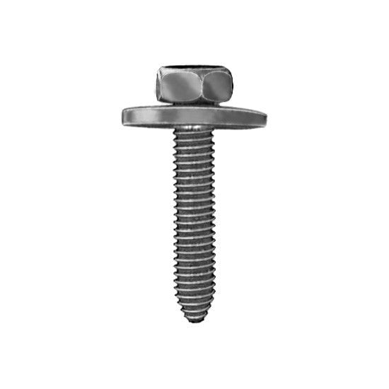 Auveco # 20261 GM Hex Head SEMS Body Bolt M6-1.0 X 30mm. Qty 25.