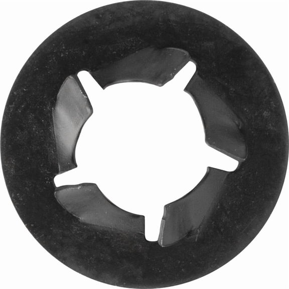 Auveco # 22797 Pushnut Bolt Retainer 1/4" Bolt 1/2" OD Black Phosphate. Qty 100.
