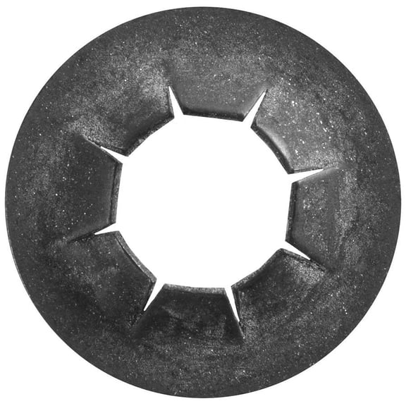 Auveco # 23530 Push Nut 5mm Stud 11mm O.D. - Black 11501927. Qty 100.
