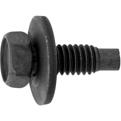 Auveco # 23662 Hex Head Sems Body Bolt W/Dog Point 5/16-18 X 15/16" - Black 57039-S2. Qty 50.
