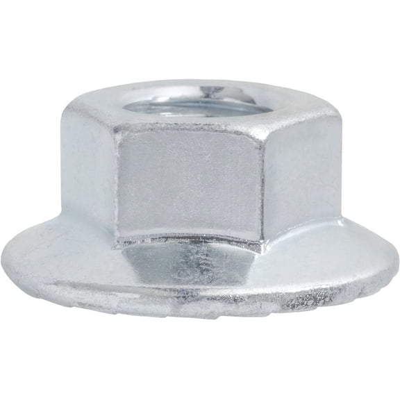 Auveco # 24116 Spin Lock Nut W/Serrations 3/8-16 Thread 7/8" Diameter - Zinc. Qty 50.