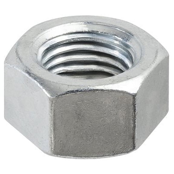 Auveco # 24126 Reversible Lock Nut 3/8-24 Hex 9/16" - Zinc. Qty 50.