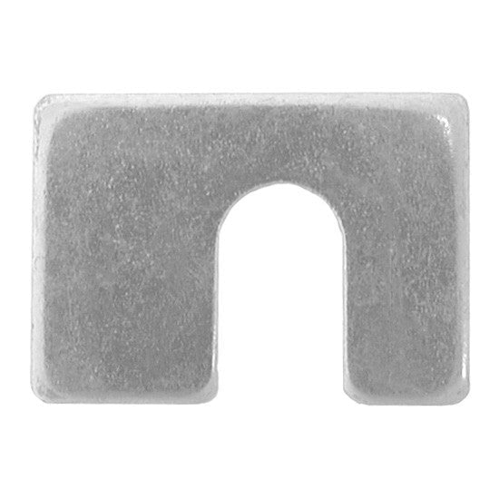 Auveco # 2453 Shim 1-3/4" X 1-1/4" X 1/8" With 1/2" Slot Zinc. Qty 50.