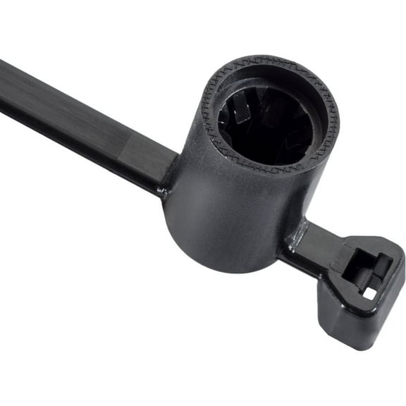 Auveco # 25005 6" Cable Tie With 1/4" Stud Mount. Qty 25.