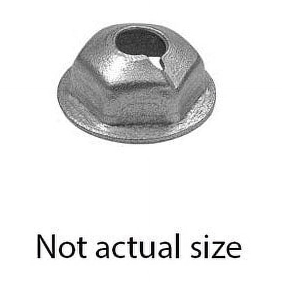Auveco # 2556 Washer Lock Nut 10-32 X 1/2" Outside Diameter 3/8" Hex. Qty 100.