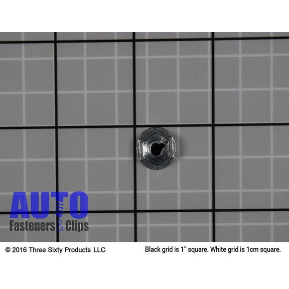 Auveco # 2557 Washer Lock Nut 10-24 X 1/2" Outside Diameter 3/8" Hex. Qty 100