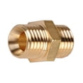 thumbnail image 1 of Auveco # 316 Brass Hex Nipple 1/8" Threads A 1/8" Threads B. Qty 5., 1 of 3