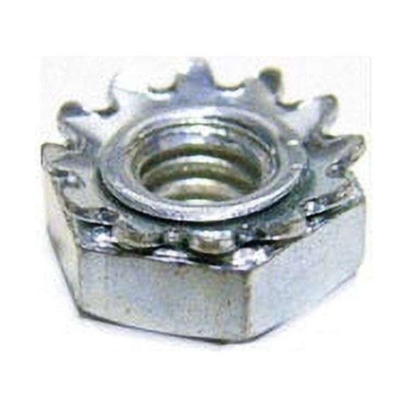 Auveco # 3498 5/16"-18 Hex Keps Lock Washer And Nut Zinc. Qty 100.