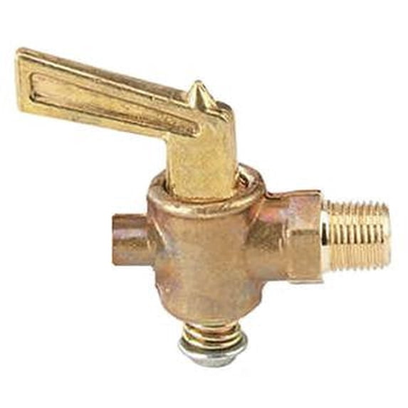 Auveco # 406 Brass Ground Plug Drain Cock 1/4" Pipe. Qty 5.