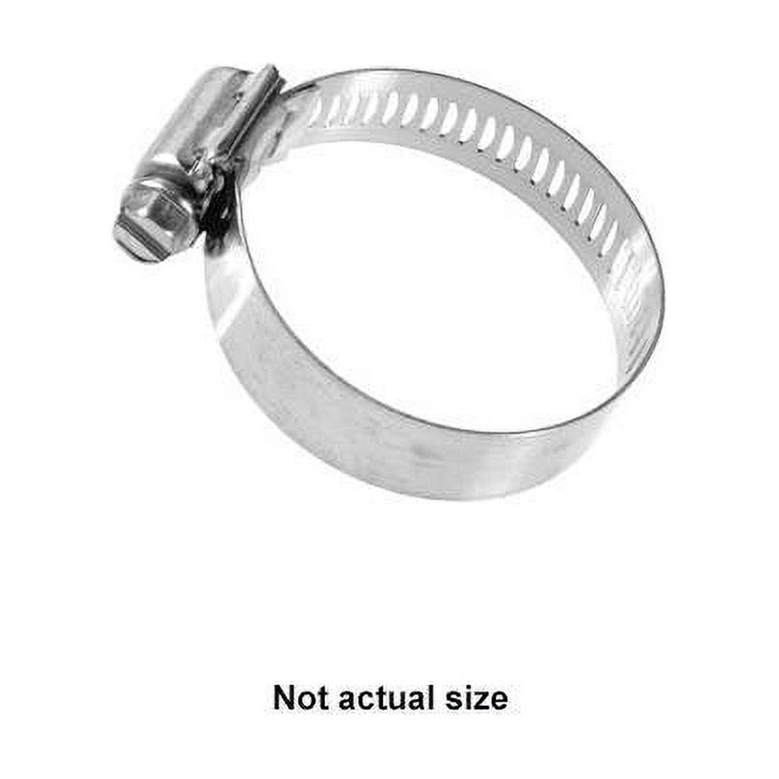 Auveco 5347 Hex Worm Gear Type Hose Clamp Size 10 1/2" 11/8". Qty 10.