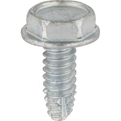 Auveco # 5759 6-32 X 3/8" Indented Hex Washer Head Type F Zinc. Qty 100.