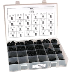 Auveco # 6933 Rubber Grommets. Assortment. Qty 1.