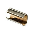 thumbnail image 1 of Auveco # 7707 Cloth Lined Cushion Spring Clip 7/8" Long. For 1/4" Or Two 8 Gauge Wires. Qty 100., 1 of 2