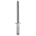 thumbnail image 1 of Auveco # 8296 Pan-L Rivets Dome 3/8"? Diameter 3/16"? Grip 1/4"? - 3/8"? AD66BS. Qty 500., 1 of 3