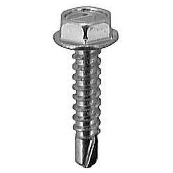Auveco # 9612 #8 X 3/4" Hex Washer Head Teks Tapping Screw Zinc. Qty 100.