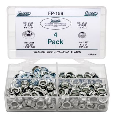 Auveco - Fp-159 - Hex Hd. Pal Nuts Zinc (240 Pcs)
