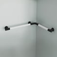 thumbnail image 1 of Auvergne 29" x 22" Right Angle Grab Bar in Matte Black, 1 of 4