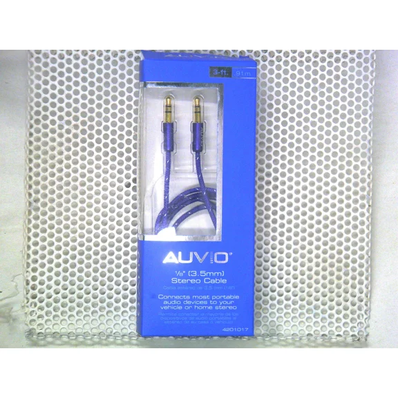 Auvio 3.5Mm Aux Auxiliary Cord Stereo Audio Cable For Pc Ipod Car Purple 4201017