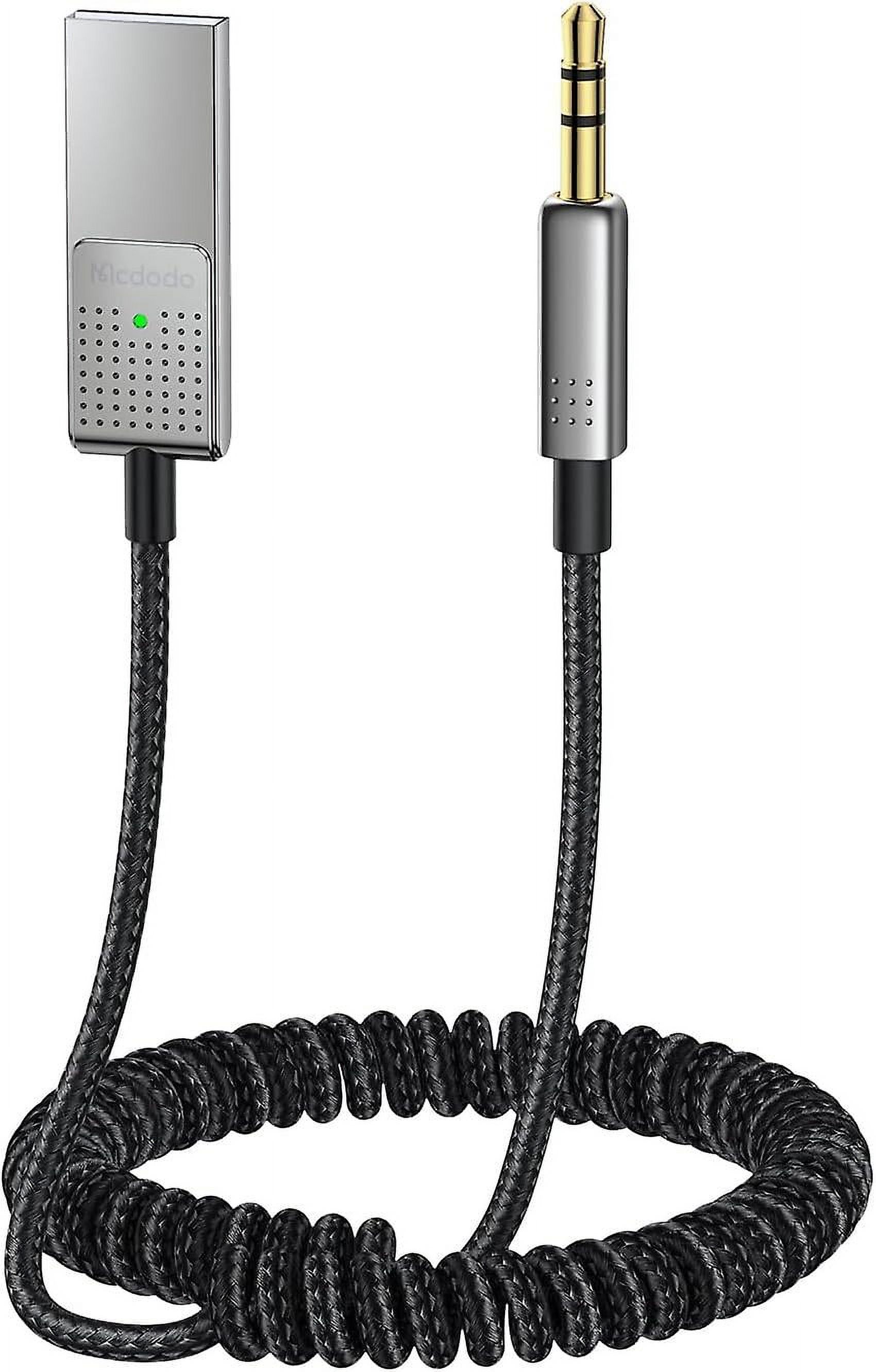 Aux Bluetooth Adapter 5.3 With Built-in Microphone Cd Quality 10m 