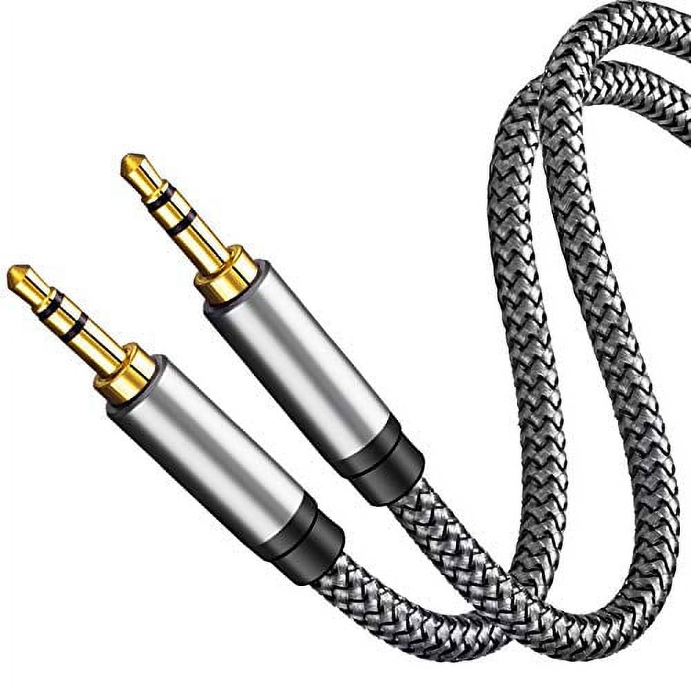 Cavo AUX Piatto 3,5mm Maschio-Maschio – Arancione, Alta Qualità, Per Auto E IPod – Eleflorida - Foto 4