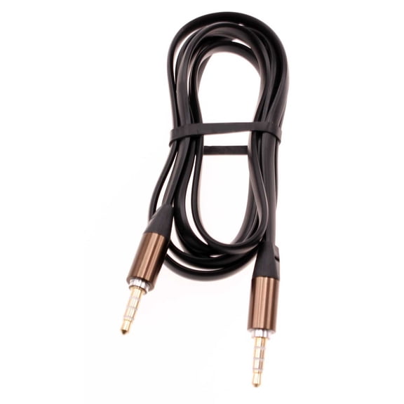 Aux Cable 3.5mm for Samsung Galaxy A05/A13 5G/A14 5G/A23 5G - Adapter Car Stereo Aux-in Audio Cord Speaker Jack Wire Flat Black