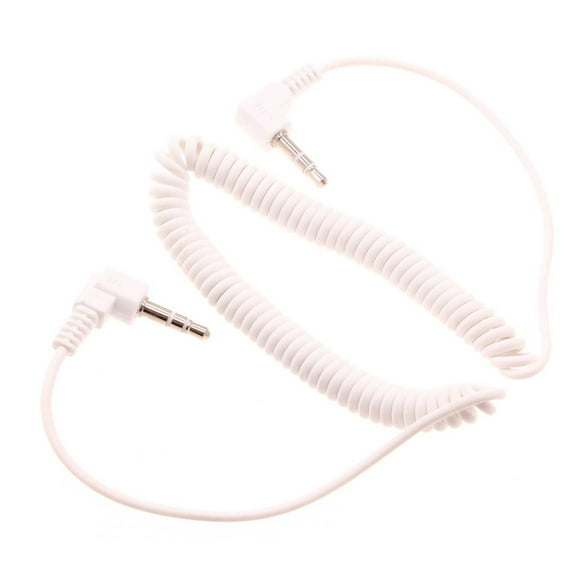 Aux Cable for Consumer Cellular Verve Snap/Connect - 3.5mm Adapter Car Stereo Aux-in Audio Cord Speaker Jack Wire Coiled for Consumer Cellular Verve Snap/Connect