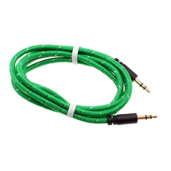 Aux Cable for Kyocera DuraXE Epic, DuraForce Pro 2 - 3.5mm Adapter Car Stereo Aux-in Audio Cord Speaker Jack Wire Braided for Kyocera DuraXE Epic, DuraForce Pro 2